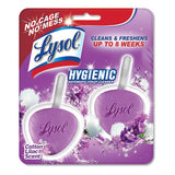 Hygienic Automatic Toilet Bowl Cleaner, Cotton Lilac, 2-pack