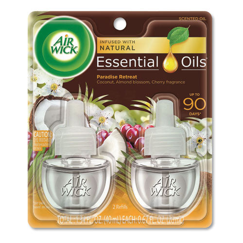 Life Scents Scented Oil Refills, Paradise Retreat, 0.67 Oz, 2-pack