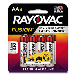 Fusion Advanced Alkaline Aa Batteries, 8-pack