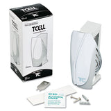 Tc Tcell Odor Control Dispenser, 2.75" X 2.5" X 5.25", White