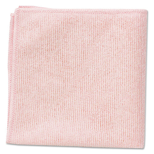 Microfiber Cleaning Cloths, 16 X 16, Pink, 24-pack