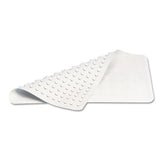 Safti-grip Latex-free Vinyl Bath Mat, 16 X 28, White
