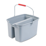 Double Utility Pail, 17qt, Gray