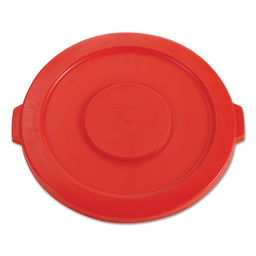 Round Flat Top Lid, For 32 Gal Round Brute Containers, 22.25