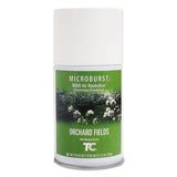 Tc Microburst 9000 Air Freshener Refill, Orchard Fields, 5.3 Oz Aerosol, 4-carton