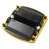 Floor And Carpet Sweeper, Plastic Bristles, 44" Handle, Black-gray