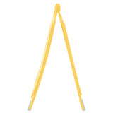 Caution Wet Floor Floor Sign, Plastic, 11 X 12 X 25, Bright Yellow