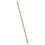 Lacquered-wood Threaded-tip Broom-sweep Handle, 15-16 Dia X 60, Natural