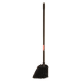 Lobby Pro Broom, Poly Bristles, 35", With Metal Handle, Black
