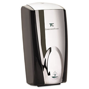 Autofoam Touch-free Dispenser, 1100 Ml, 5.2" X 5.25" X 10.9", Black-chrome
