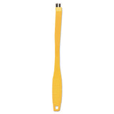 Synthetic-fill Tile And Grout Brush, 8 1-2" Long, Yellow Plastic Handle