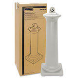 Groundskeeper Tuscan Receptacle, 13 X 13 X 38.38, Sandstone