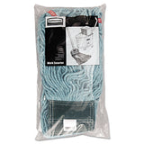 Web Foot Wet Mop Head, Shrinkless, Cotton-synthetic, Green, Medium, 6-carton