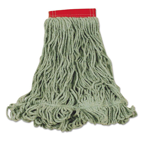 Super Stitch Blend Mop Heads, Cotton-synthetic, Green, Large