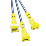 Gripper Hardwood Mop Handle, 1 1-8 Dia X 60, Natural-yellow