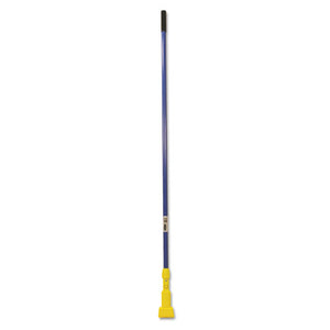 Gripper Fiberglass Mop Handle, 60", Blue-yellow