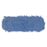 Twisted Loop Blend Dust Mop, Synthetic, 24 X 5, Blue, Dozen