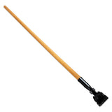 Snap-on Fiberglass Dust Mop Handle, 60", Gray-black