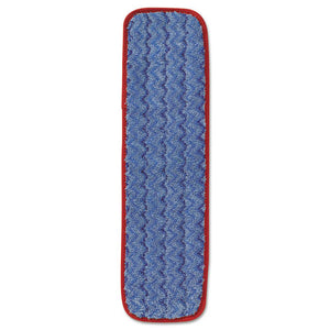 Microfiber Wet Mopping Pad, 18 1-2" X 5 1-2" X 1-2", Red