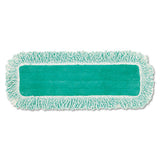 Dust Pad With Fringe, Microfiber, 18" Long, Green