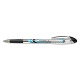 Schneider Slider Stick Ballpoint Pen, 1.4mm, Black Ink, Black-silver Barrel, 10-box