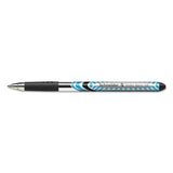 Schneider Slider Stick Ballpoint Pen, 1.4mm, Black Ink, Black-silver Barrel, 10-box