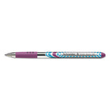Schneider Slider Stick Ballpoint Pen, 1.4mm, Purple Ink, Purple-silver Barrel