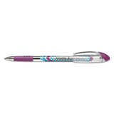 Schneider Slider Stick Ballpoint Pen, 1.4mm, Purple Ink, Purple-silver Barrel