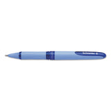 Schneider One Hybrid Stick Roller Ball Pen, 0.3mm, Blue Ink-barrel, 10-box