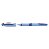 Schneider One Hybrid Stick Roller Ball Pen, 0.3mm, Blue Ink-barrel, 10-box