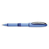 Schneider One Hybrid Stick Roller Ball Pen, 0.3mm, Blue Ink-barrel, 10-box