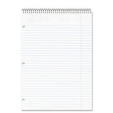 Porta-desk Wirebound Notebook, College Rule, Assorted, 11 1-2 X 8 1-2, 80 Sheets