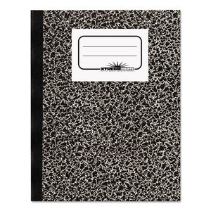 Composition Notebook, Wide-legal Rule, Black Marble Cover, 10 X 7.88, 80 Sheets