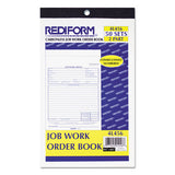 Job Work Order Book, 5 1-2 X 8 1-2, Two Part Carbonless, 50-book