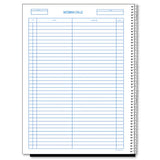 Wirebound Call Register, 8 1-2 X 11, 3, 700 Forms-book