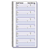 Voice Mail Wirebound Log Books, 5 5-8 X 10 5-8, 600 Sets-book