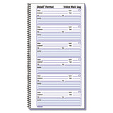 Voice Mail Wirebound Log Books, 8 X 10 5-8, 500 Sets-book