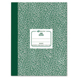 Lab Notebook, Wide-legal Rule, 10 1-8 X 7 7-8, White, 96 Sheets