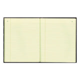 Texthide Record Book, Black-burgundy, 300 Green Pages, 10 3-8 X 8 3-8
