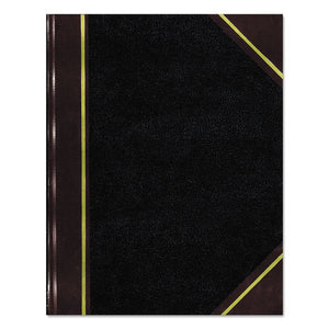 Texthide Record Book, Black-burgundy, 300 Green Pages, 10 3-8 X 8 3-8