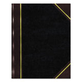 Texthide Record Book, Black-burgundy, 300 Green Pages, 10 3-8 X 8 3-8