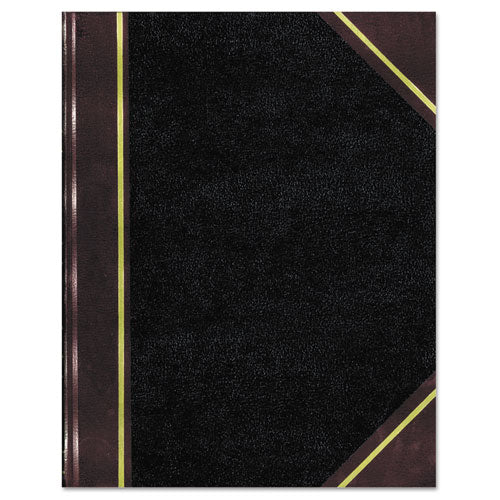 Texthide Notebook, Black-burgundy, 500 Pages, 14 1-4 X 8 3-4