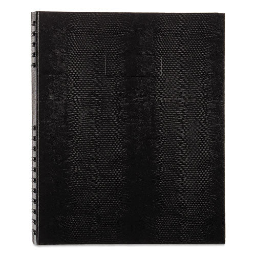 Notepro Notebook, 1 Subject, Medium-college Rule, Black Cover, 11 X 8.5, 100 Sheets