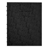 Ecologix Notepro Executive Notebook, Medium-college Rule, Black, 11 X 8.5, 100 Sheets