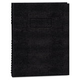 Ecologix Notepro Executive Notebook, Medium-college Rule, Black, 11 X 8.5, 100 Sheets