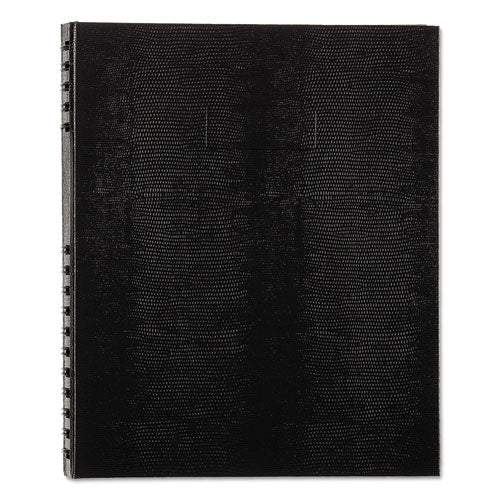 Notepro Notebook, 1 Subject, Medium-college Rule, Black Cover, 11 X 8.5, 150 Sheets