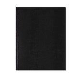 Executive Notebook, Medium-college Rule, Black Cover, 10 3-4 X 8 1-2, 75 Sheets