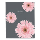 Notepro Notebook, 1 Subject, Medium-college Rule, Pick Daisy Cover, 9.25 X 7.25, 75 Sheets