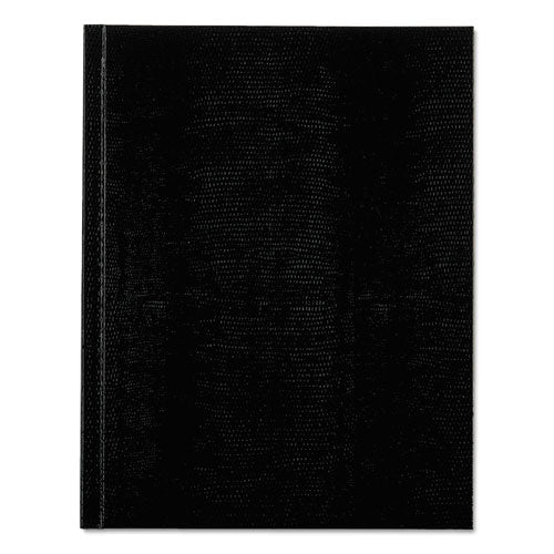 Executive Notebook, Medium-college Rule, Black Cover, 9.25 X 7.25, 150 Sheets
