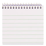 Reporters Note Pad, Medium-college Rule, Blue Cover, 80 White 4 X 8 Sheets